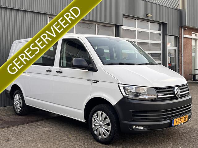 Volkswagen TRANSPORTER 2.0 TDI L1H1 DC 4Motion 150pk Airco DSG 4x4 Airco Cruise controle Telefoonverbinding Navigatie Apple carplay Trekhaak 2500kg Euro 6 Bpm vrij voor particulier gebruik!!