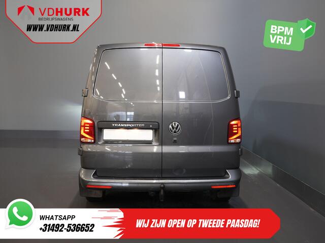 Volkswagen TRANSPORTER 2.0 TDI 150 pk DSG Aut. L2 DC Dubbel Cabine BPM VRIJ! LED/ Adapt.Cruise/ Standkachel/ Stoelverw./ Carplay/ Camera/ PDC/ LMV/ Trekhaak/ Airco