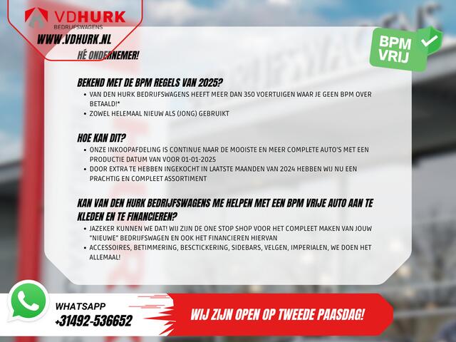 Volkswagen TRANSPORTER 2.0 TDI 150 pk DSG Aut. L2 DC Dubbel Cabine BPM VRIJ! LED/ Adapt.Cruise/ Standkachel/ Stoelverw./ Carplay/ Camera/ PDC/ LMV/ Trekhaak/ Airco