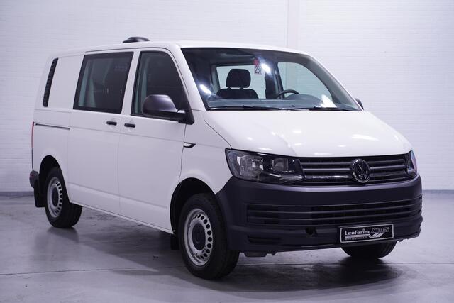 Volkswagen TRANSPORTER 2.0 TDI 115 pk L1H1 Dubbel Cabine 2x Schuifdeur Navi, Camera, Apple Carplay, 5-Zits