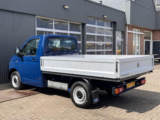 Volkswagen TRANSPORTER 2.0 TDI Euro 6 Pick up open laadbak Pick-up Airco Telefoonverbinding 3-Persoons 1e eigenaar Dealer onderhouden P-up Bakwagen Doka Pritsche