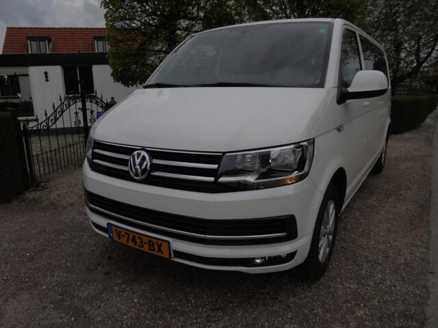 Volkswagen TRANSPORTER 2.0 TDI L2H1 DC Highline Automaat EURO 6 **150 PK**DEALER ONDERHOUDEN**DUBBEL CABINE**