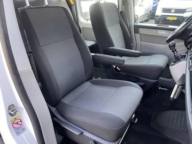 Volkswagen TRANSPORTER 2.0 TDI L2H1 150pk DC Euro 6 Kipper Airco Cruise controle trekhaak 2500kg 1e eigenaar Dealer onderhouden Telefoonverbinding Werkverlichting Kieper P-up Doka Pritsche Ahk 2500kg