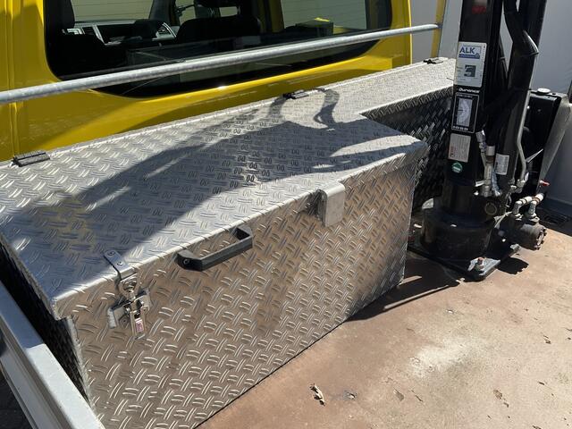 Volkswagen TRANSPORTER 2.0 TDI HIAB kraan Kastinrichting Trekhaak Laadkraan Airco Cruise Comfortline DC L2H1 Lang