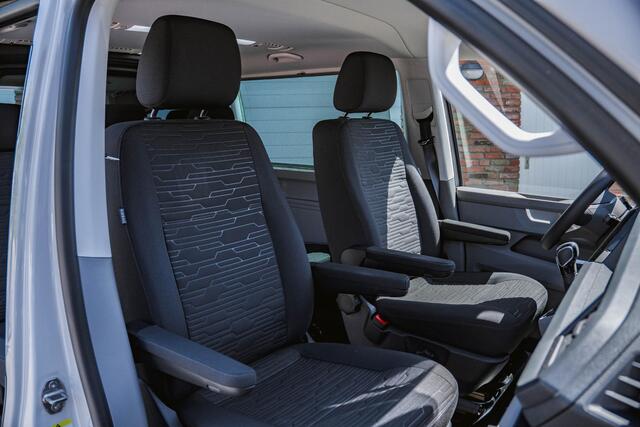 Volkswagen TRANSPORTER T6.1 2.0 TDI 150 PK DSG CARAVELLE L2H1 DUB/CAB A-KLEP ACC | LED | EIBACH veren | 20'' Vossenlook velgen | Side Bars |