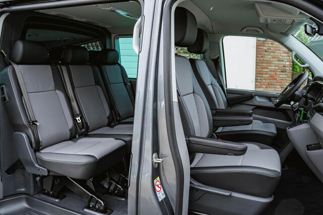 Volkswagen TRANSPORTER T6.1 2.0 TDI 150 PK DSG CARAVELLE L2H1 DUB/CAB A-Deuren ACC | LED | Digital Cockpit | Leder | Apple Carplay/Android Auto