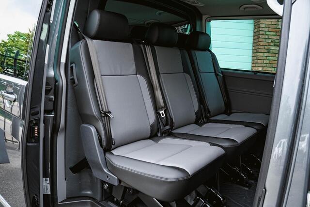 Volkswagen TRANSPORTER T6.1 2.0 TDI 150 PK DSG CARAVELLE L2H1 DUB/CAB A-Deuren ACC | LED | Digital Cockpit | Leder | Apple Carplay/Android Auto