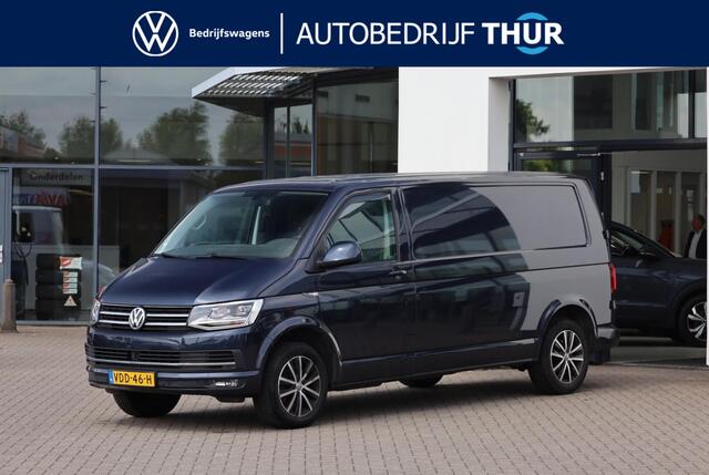 Volkswagen TRANSPORTER 2.0 TDI L2H1 Highline 150PK / 110kW DSG, T-Edition, 17" LMV, navigatie, LED koplampen met grootlichtassistent, achteruitrijcamera (rear view), trekhaak, Executive plus style pakket, adaptieve cruise control (acc), multifunctioneel lederen stuurwiel, acht