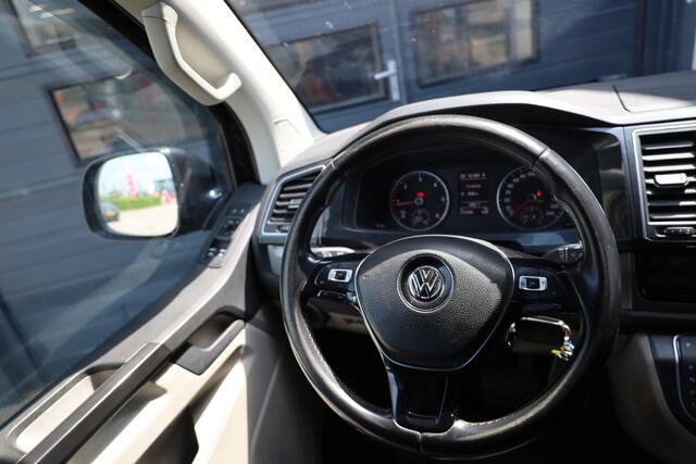Volkswagen TRANSPORTER 2.0 TDI L2H1 Highline 150PK / 110kW DSG, T-Edition, 17" LMV, navigatie, LED koplampen met grootlichtassistent, achteruitrijcamera (rear view), trekhaak, Executive plus style pakket, adaptieve cruise control (acc), multifunctioneel lederen stuurwiel, acht