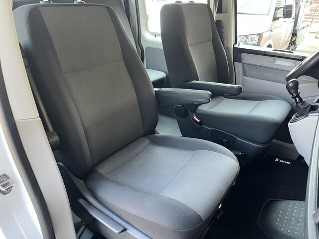 Volkswagen TRANSPORTER 2.0 TDI DC 3-zijdenkipper Pick-up Airco Trekhaak 2200 kg trekgewicht Telefoonverbinding 1e eigenaar Dealer onderhouden Kieper P-up Doka Pritsche Ahk 2200kg Euro 5