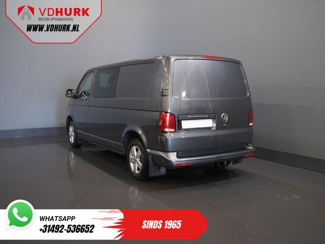 Volkswagen TRANSPORTER 2.0 TDI 150 pk DSG Aut. L2 DC Dubbel Cabine MIXTO/ LED/ Adapt.Cruise/ Standkachel/ Stoelverw./ Carplay/ Camera/ PDC/ LMV/ Trekhaak/ Airco