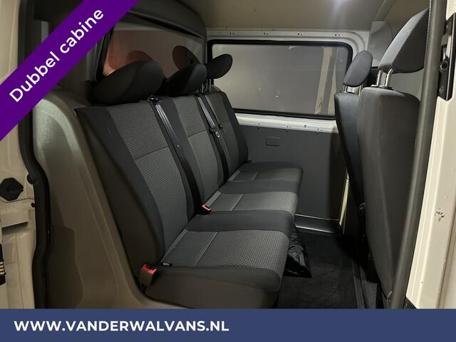 Volkswagen TRANSPORTER 2.0 TDI L2H1 Dubbele Cabine Euro6 Airco | 5-Zits | Navigatie | Trekhaak | Apple Carplay Android Auto, Cruisecontrol, Parkeersensoren