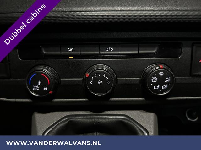 Volkswagen TRANSPORTER 2.0 TDI L2H1 Dubbele Cabine Euro6 Airco | 5-Zits | Navigatie | Trekhaak | Apple Carplay Android Auto, Cruisecontrol, Parkeersensoren