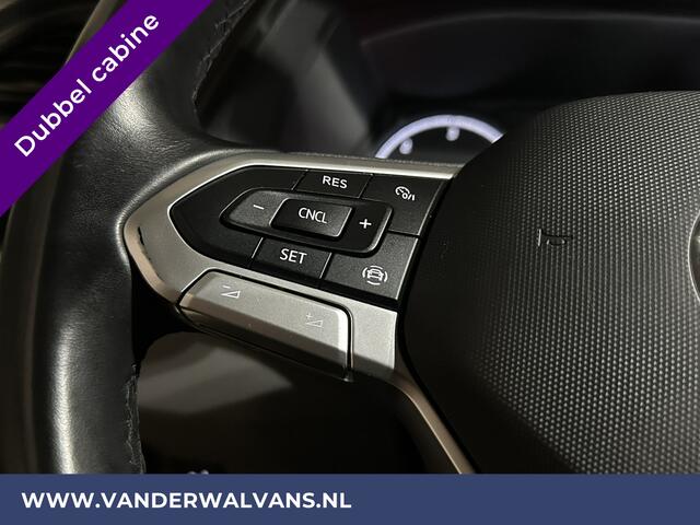 Volkswagen TRANSPORTER 2.0 TDI L2H1 Dubbele Cabine Euro6 Airco | 5-Zits | Navigatie | Trekhaak | Apple Carplay Android Auto, Cruisecontrol, Parkeersensoren
