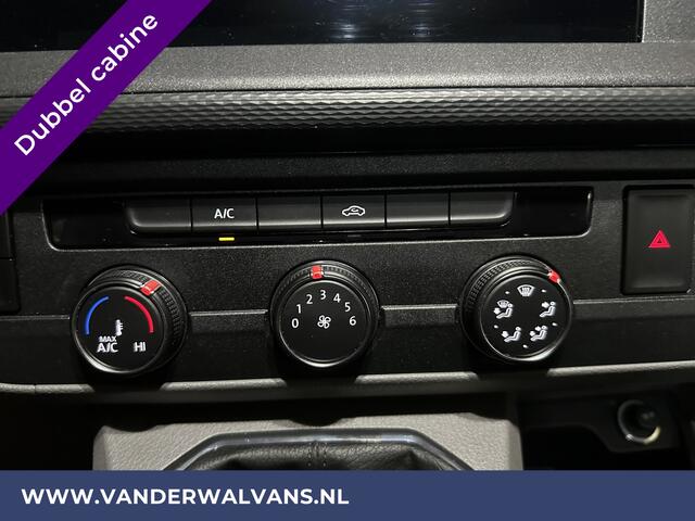 Volkswagen TRANSPORTER 2.0 TDI L2H1 Dubbele Cabine Euro6 Airco | 5-Zits | Navigatie | Trekhaak | Apple Carplay Android Auto, Cruisecontrol, Parkeersensoren
