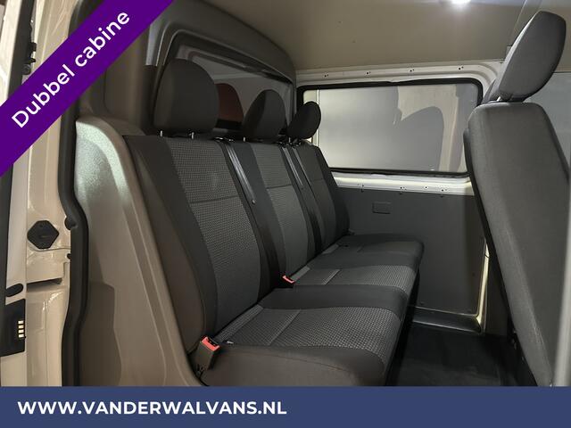 Volkswagen TRANSPORTER 2.0 TDI L2H1 Dubbele Cabine Euro6 Airco | 5-Zits | Navigatie | Trekhaak | Apple Carplay Android Auto, Cruisecontrol, Parkeersensoren