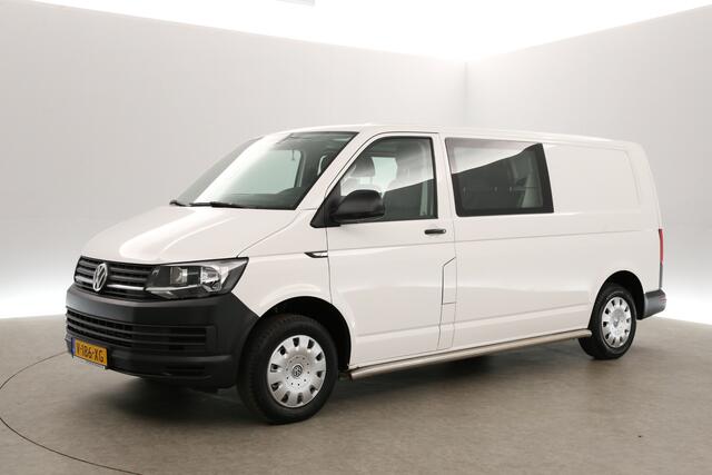 Volkswagen TRANSPORTER 2.0 TDI L2H1 | Dubbele Cabine | 6 Persoons | 140PK Airco Trekhaak Bluetooth Elektrpakket Schuifdeur Lat om Lat