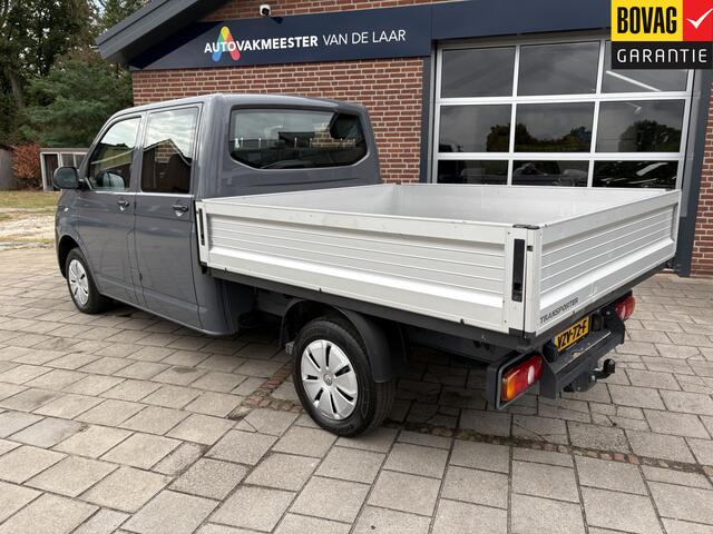 Volkswagen TRANSPORTER 2.0 TDI L2H1 DC 28 Pick Up , Dubbel Cabine 110kw ( Airco, centrale vergrendeling, Trekhaak) RIJKLAARPRIJS!