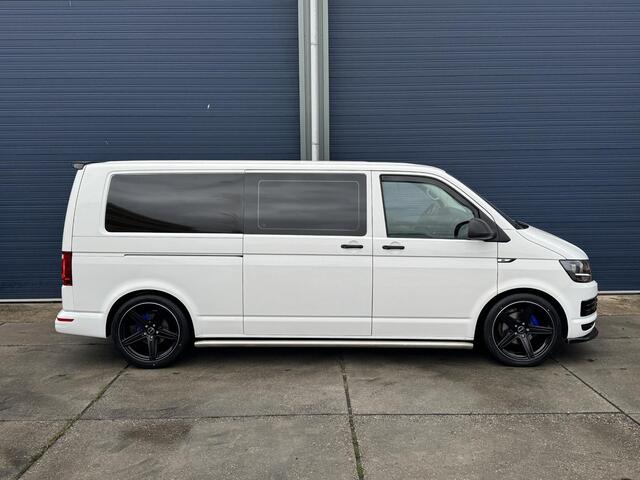 Volkswagen TRANSPORTER 2.0 TDI L2H1 Trendline DUBBEL CABINE / AIRCO / LEER / VERLAAGD / SPOILERS