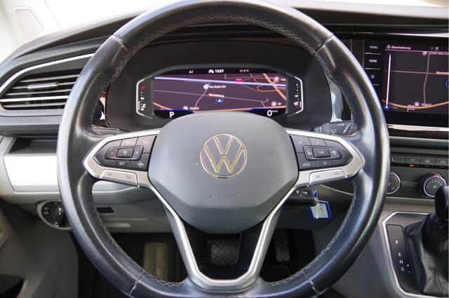 Volkswagen TRANSPORTER 2.0 TDI L2H1 DC-5P, BULLI 150PK AUT. 2X SCHUIFDEUR, TREKHAAK, ADAPT. CRUISE, VIRTUAL, CAMERA, NAVI, AIRCO, DUBBELE CABINE