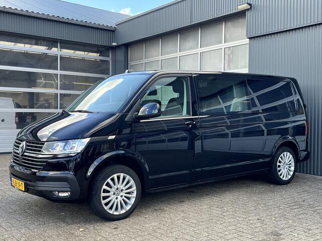Volkswagen TRANSPORTER 2.0 TDI L2H1 DC 150PK Airco Cruise controle Telefoonverbinding Trekhaak 2500kg trekgewicht Apple carplay Navigatiesysteem schuifdeur Euro 6 DC 1e eigenaar Dealer onderhouden