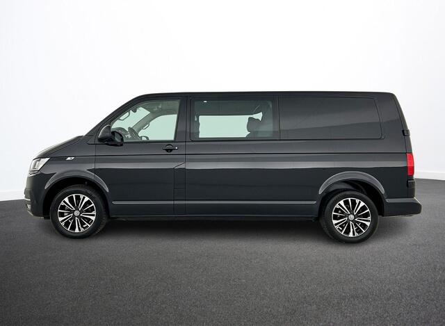 Volkswagen TRANSPORTER 2.0 TDI L2H1 Dubbele Cabine Highline Automaat Navigatie Carplay Parkeersensoren Trekhaak Cruise control (Acc) 6-zits Euro6