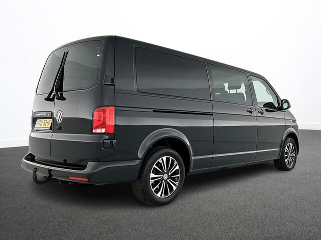 Volkswagen TRANSPORTER 2.0 TDI L2H1 Dubbele Cabine Highline Automaat Navigatie Carplay Parkeersensoren Trekhaak Cruise control (Acc) 6-zits Euro6