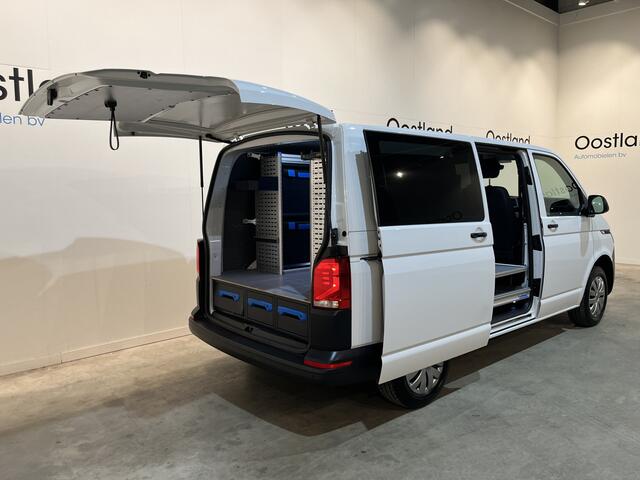 Volkswagen TRANSPORTER 2.0 TDI L1H1 150 PK Automaat Servicebus / Sortimo Inrichting / Euro 6 / 2X Schuifdeur / Airco / Cruise Control / Camera / CarPlay / Navigatie / Klep