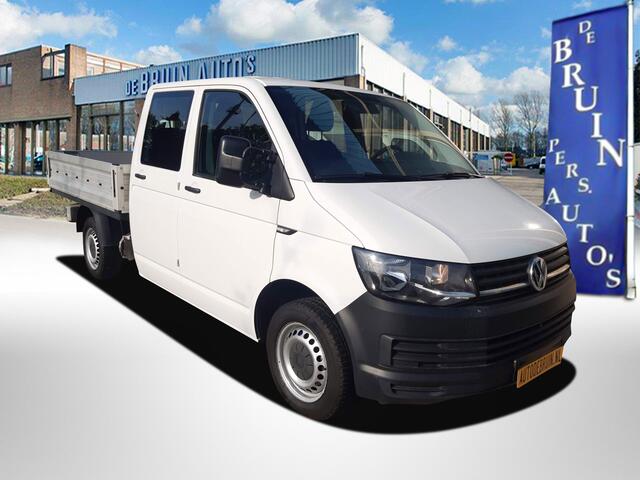 Volkswagen TRANSPORTER 2.0 TDI 150 Pk L2 Dubbel Cabine 6-Persoon Airco Cruise control Trekhaak 2500 Kg