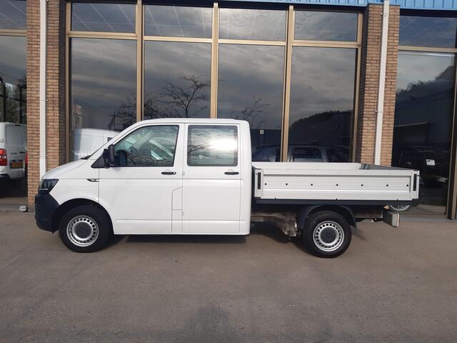 Volkswagen TRANSPORTER 2.0 TDI 150 Pk L2 Dubbel Cabine 6-Persoon Airco Cruise control Trekhaak 2500 Kg