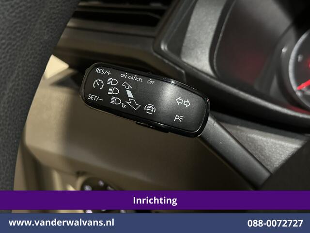 Volkswagen TRANSPORTER 2.0 TDI 150pk L2H1 Inrichting Euro6 Airco | Omvormer | Camera | 2500kg Trekhaak | Apple Carplay Android Auto, Cruisecontrol, Parkeersensoren