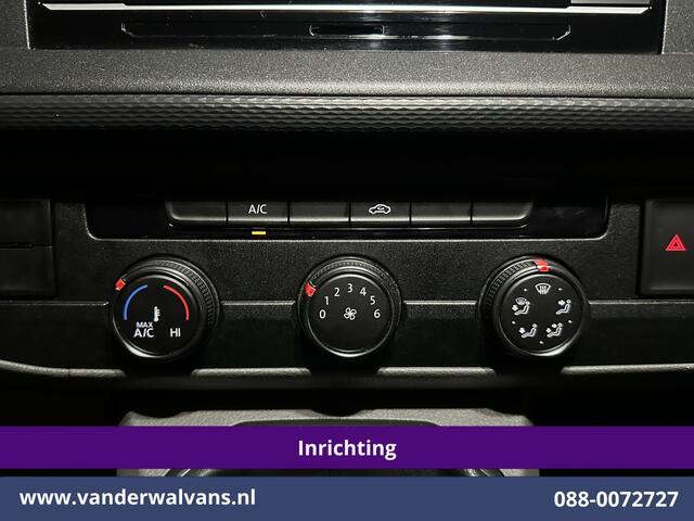 Volkswagen TRANSPORTER 2.0 TDI 150pk L2H1 Inrichting Euro6 Airco | Omvormer | Camera | 2500kg Trekhaak | Apple Carplay Android Auto, Cruisecontrol, Parkeersensoren