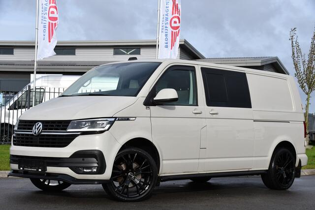 Volkswagen TRANSPORTER 2.0 TDI L2H1 32 DC Bulli Virtual, Adaptieve Cruise, Carplay, LED, Leder, 150pk, Automaat, Trekhaak, Sensoren, Uniek!
