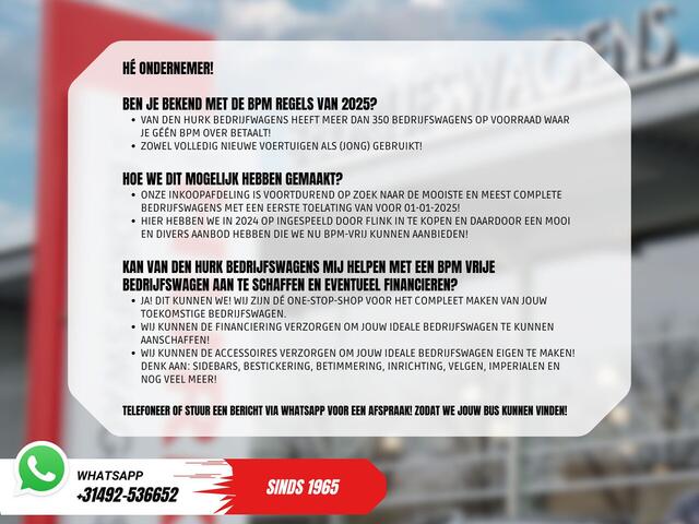 Volkswagen TRANSPORTER T6.1 2.0 TDI 150 pk DSG Aut. L2 DC BPM VRIJ! Dubbel Cabine 6 Pers./ Lage KM!/ Adapt.Cruise/ Navi/ Carplay/ Trekhaak