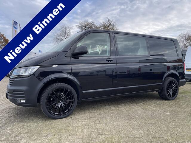 Volkswagen TRANSPORTER 2.0 TDI 150pk L2H1 30 DC 5 persoons Comfortline / vaste prijs rijklaar ¤ 27.950 ex btw / / lease vanaf ¤ / zwart metallic / nieuwe 20 inch velgen + banden / euro 6