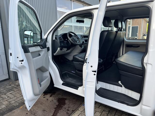 Volkswagen TRANSPORTER 2.0 TDI Pick up Kipper Open laadbak Airco 6-Persoons Telefoonverbinding Hoge schotten 1e eigenaar Dealer onderhouden Kieper P-up Doka Pritsche