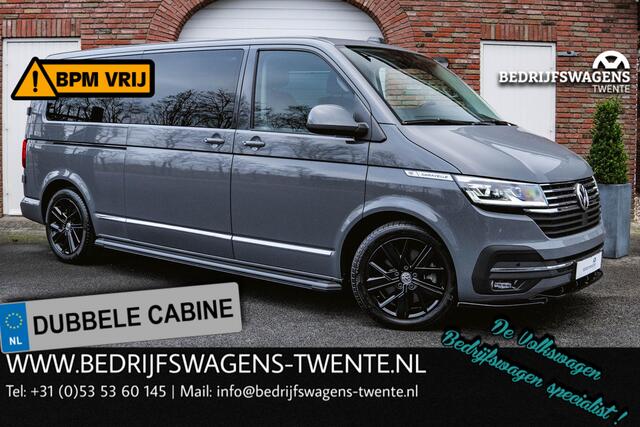 Volkswagen TRANSPORTER T6.1 2.0 TDI 204 PK DSG CARAVELLE L2H1 A-Deuren DUB/CAB ACC | LED | Leder | Bilstein B14 Schroefveren set | Achteruitrijcamera