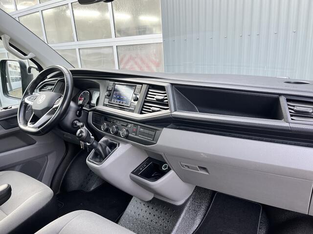Volkswagen TRANSPORTER 2.0 TDI L2 Pick up open laadbak Pick-up met Airco Telefoonverbinding 3-Persoons 1e eigenaar Dealer onderhouden P-up Bakwagen Doka Pritsche Euro 6