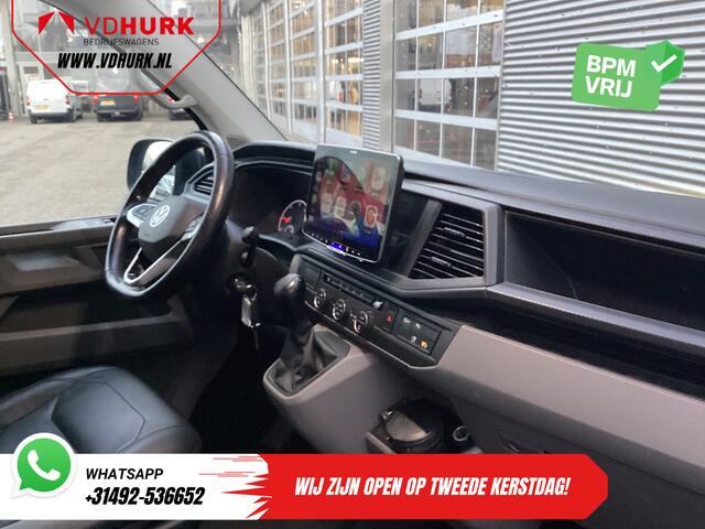 Volkswagen TRANSPORTER T6.1 2.0 TDI 150 pk DSG Aut. L2 DC Dubbel Cabine LED/ 20" LMV/ Elek. Schuifdeur/ Alpine/ Leder/ Climate/ Cruise/ Camera/ Trekhaak