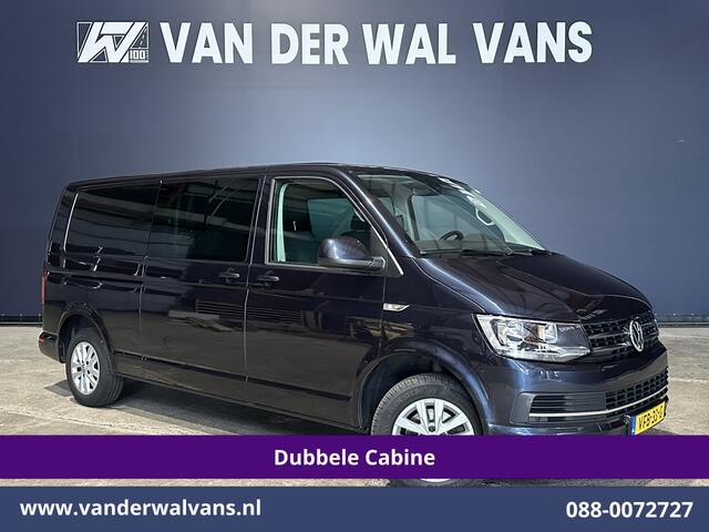Volkswagen TRANSPORTER 2.0 TDI 150pk Automaat L2H1 Dubbele Cabine Euro6 Airco | 5-Zits | Navigatie | LM Velgen Apple Carplay, Android Auto, Cruisecontrol, Parkeersensoren, Verwarmde voorruit, Achterklep
