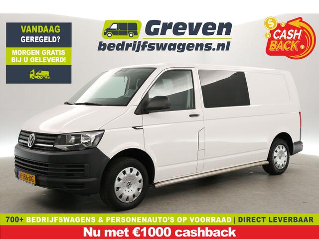 Volkswagen TRANSPORTER 2.0 TDI L2H1 | 140PK | DC | Airco | Trekhaak | Elektrpakket
