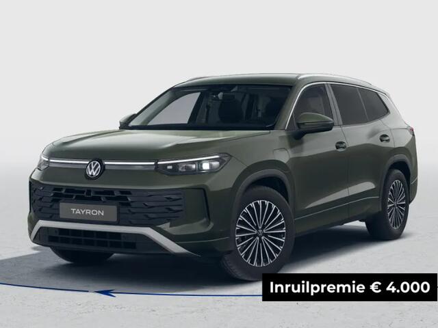 Volkswagen Tayron Life Edition 1.5 eHybrid 204 pk 6 versn. DSG · Comfort pakket · Trekhaak inklapbaar, met elektrische ontgrendeling, incl. aanhangermanoeuvreerhulp Trailer Assist ·