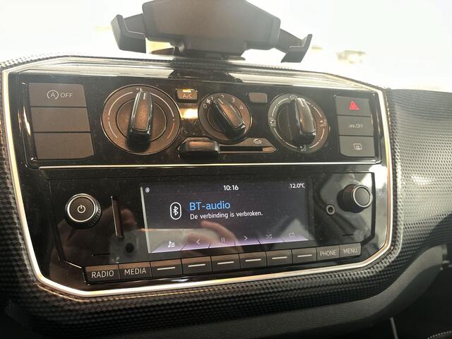 Volkswagen UP! 1.0 65pk · Airco · Elek. Ramen · Radio · Bluetooth · Telefoon Dock · 14'' Inch · Garantie t/m 29-08-2027 of 100.000km