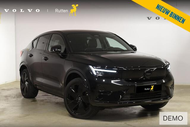 Volvo C40 Single Motor Extended Range Plus 82 kWh / Navigatie / Adaptieve Cruisecontrol / Zwarte Logo's - Ramen - Bumpers - 20'' Velgen / Nubuck /