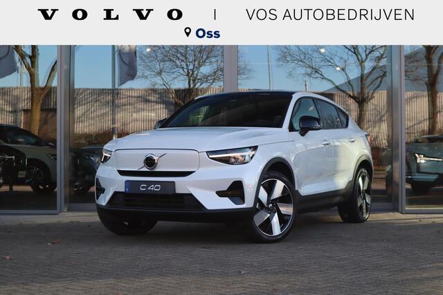 Volvo C40 Single Motor Extended Range Plus l Warmtepomp l Adaptieve Cruise Control met Pilot Assist l Blind Spot Information System l Panoramadak l Verwarmbare voorstoelen l Verwarmbaar stuurwiel l Park Assist voor + achter met camera l 2-zone Electronic Climate Co