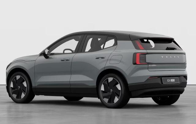 Volvo EX30 272PK Automaat Single Ext. Range Plus Europa / Elektrische stoelen met geheugen / Stoel - en stuurwielverwarming / Harman Kardon audio / Elektrische achterklep / Keyless entry / Adaptieve Cruise Control / BLIS / Dodehoek Detectie / Parkeersensoren voor en