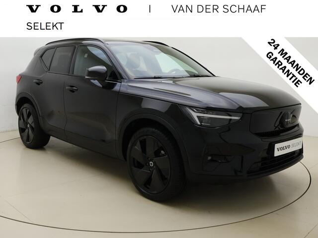 Volvo EX40 Extended Range Ultra Black Edition / Pixel Koplampen / 360 Camera / Nubuck / H&K Audio / 20'' / Stoel + Stuurw. Verwarming / Panoramadak / Elektr. Achterklep /