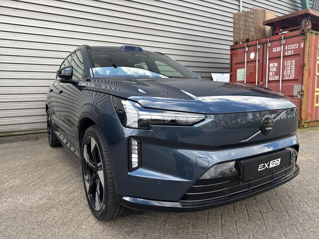 Volvo EX90 Twin Motor Performance Ultra 7p. 111 kWh / Uit voorraad leverbaar / Woolblend bekleding / 22" / Luchtvering /