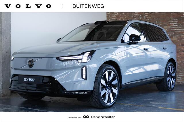Volvo EX90 Twin Motor Ultra 7p. 111 kWh | Nieuwe Auto | Direct leverbaar! | Panoramadak | Stoelverwarming | Stuurwielverwarming | Google infotainment | 360° parkeercamera | Parkeerverwarming
