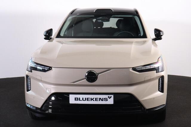 Volvo EX90 Twin Motor Performance Ultra 7p. 111 kWh - Luchtvering - Panoramadak - IntelliSafe Assist & Surround - 360º Camera - BOSE speakers - Verwarmde voorstoelen, stuur & achterbank - Parkeersensoren voor & achter - Head up display - Draadloze tel. lader - Extra